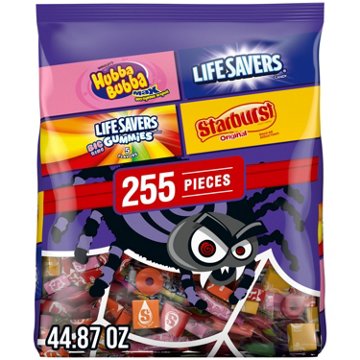 Starburst, Life Savers & Hubba Bubba Assorted Trick or Treat Halloween Candy