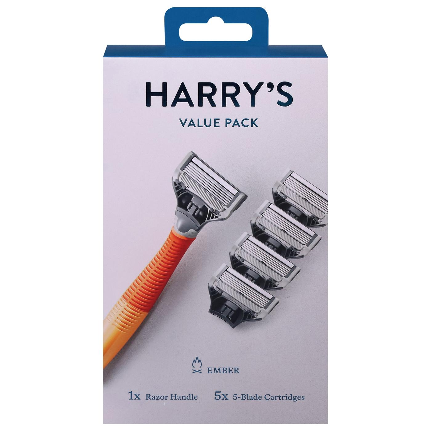 Harry's Value Pack Razor and Handle ; image 1 of 3