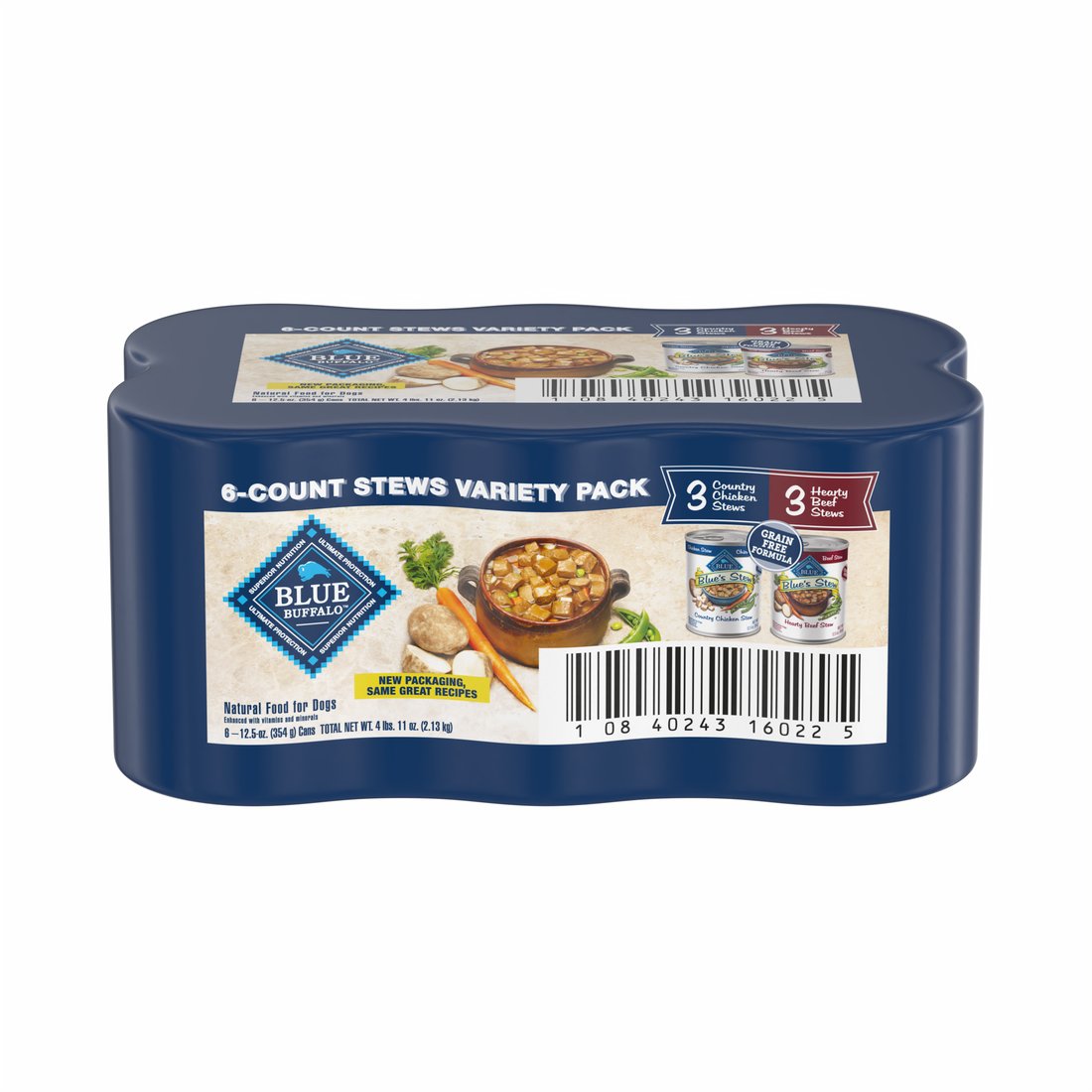 Blue Buffalo Blue's Stew Chicken & Beef Wet Dog Food Variety Pack