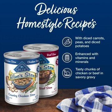 Blue Buffalo Blue's Stew Chicken & Beef Wet Dog Food Variety Pack