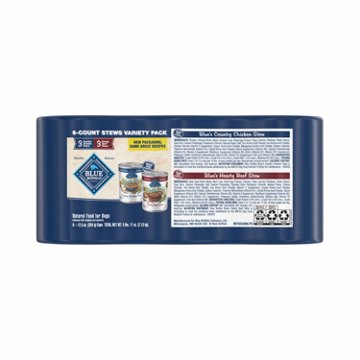Blue Buffalo Blue's Stew Chicken & Beef Wet Dog Food Variety Pack