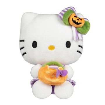 Hello Kitty Halloween Pumpkin Plush, 8"