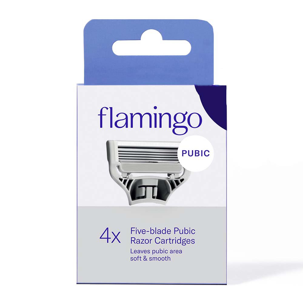 Flamingo Five-Blade Pubic Razor Cartridges - Shop Razors & Blades at H-E-B