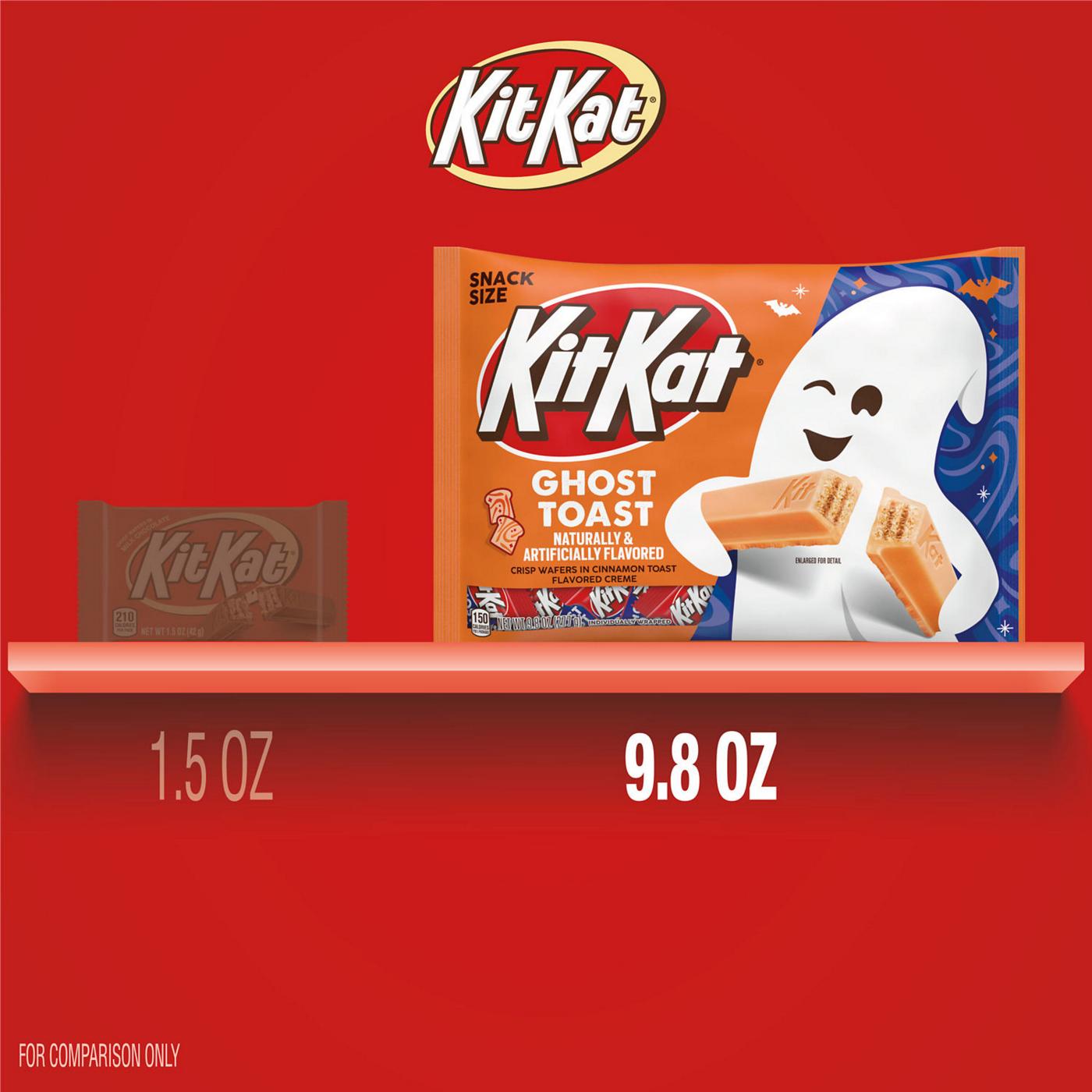 Kit Kat Ghost Toast Snack Size Halloween Candy; image 6 of 6