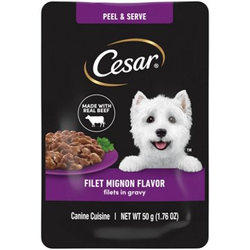 Cesar Filets in Gravy Wet Dog Food - Filet Mignon Flavor