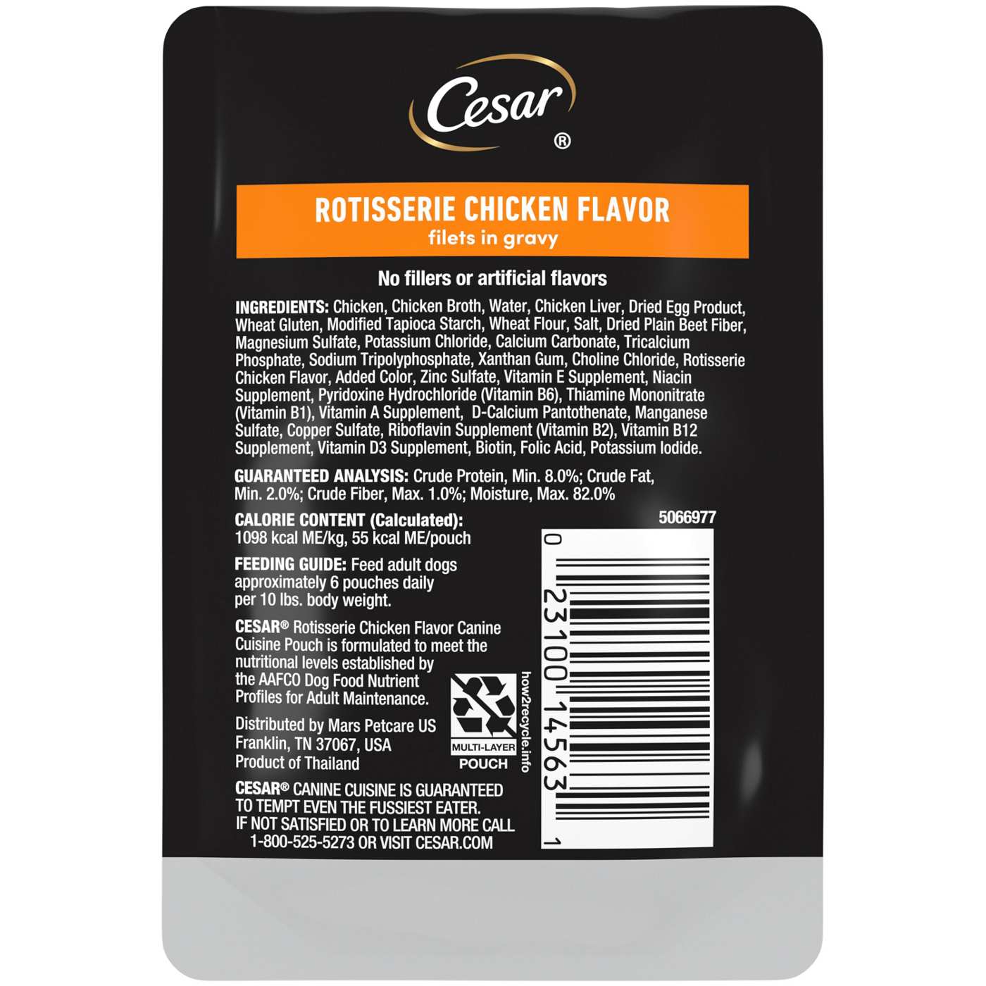 Cesar Rotisserie Chicken Flavor Wet Dog Food Shop Food at H E B