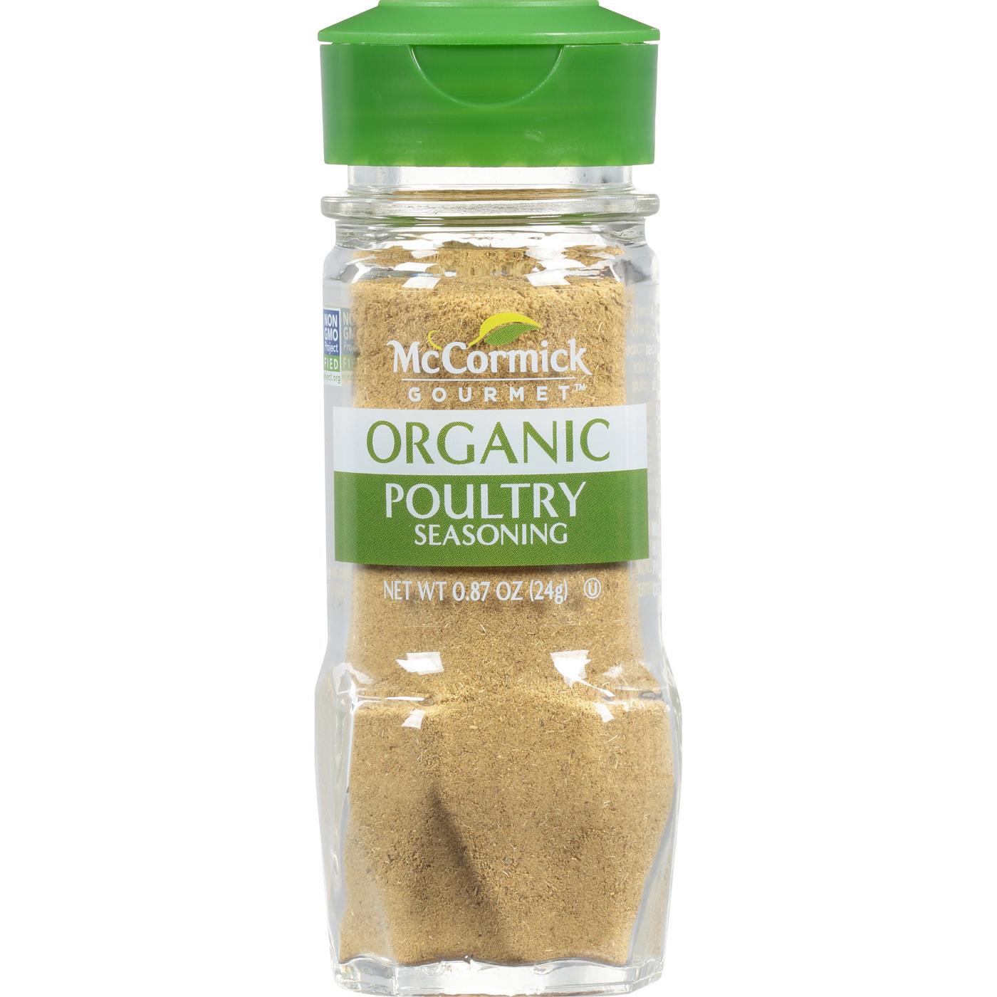 McCormick Gourmet Organic Poultry Seasoning; image 1 of 5