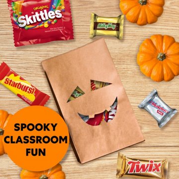 3 Musketeers, Milky Way, Starburst, Skittles & Twix Assorted Fun Size Trick or Treat Halloween Candy