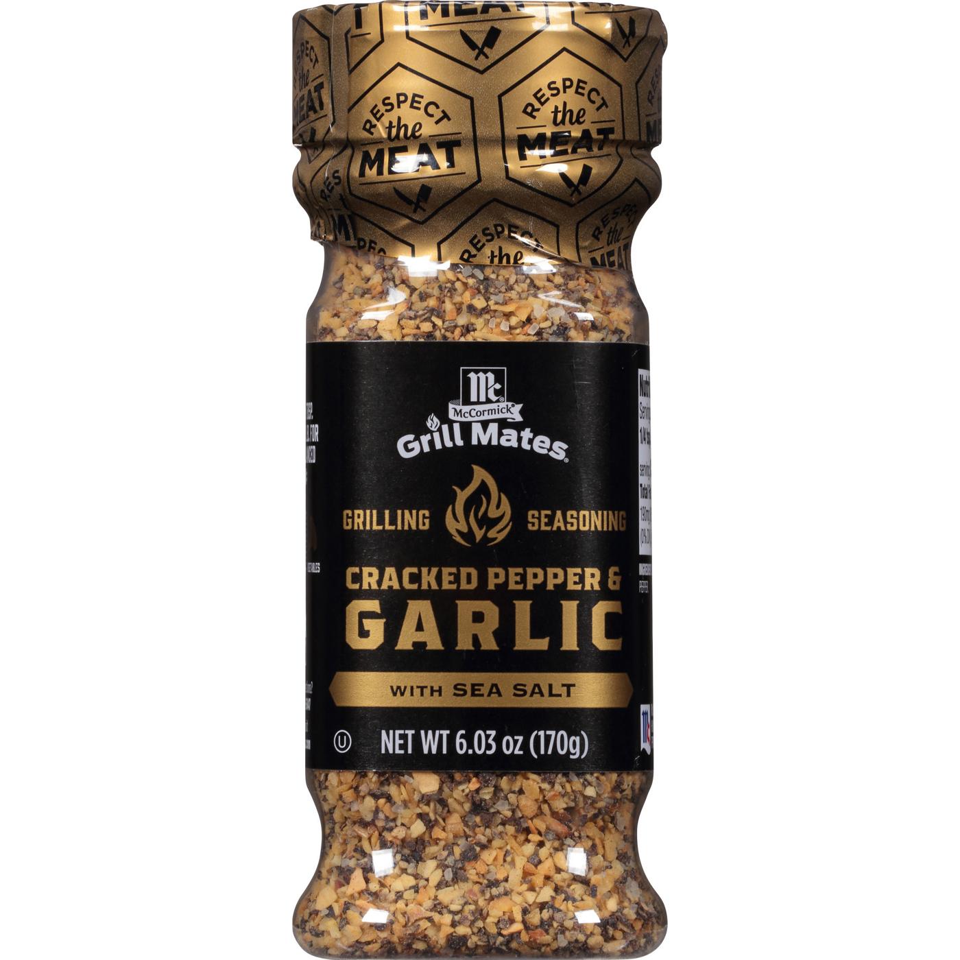 McCormick Grill Mates Cracked Pepper & Garlic Seasoning; image 1 of 7