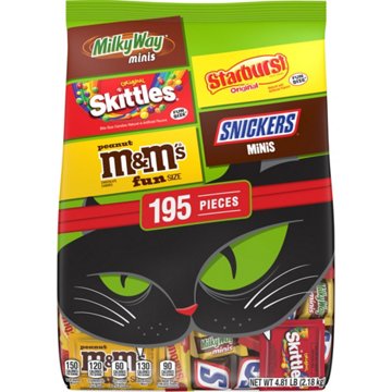 M&M'S, Snickers, Milky Way, Skittles & Starburst Assorted Trick or Treat Halloween Candy