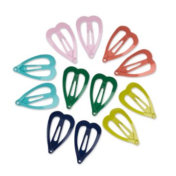 Scunci Heart Snap Clips