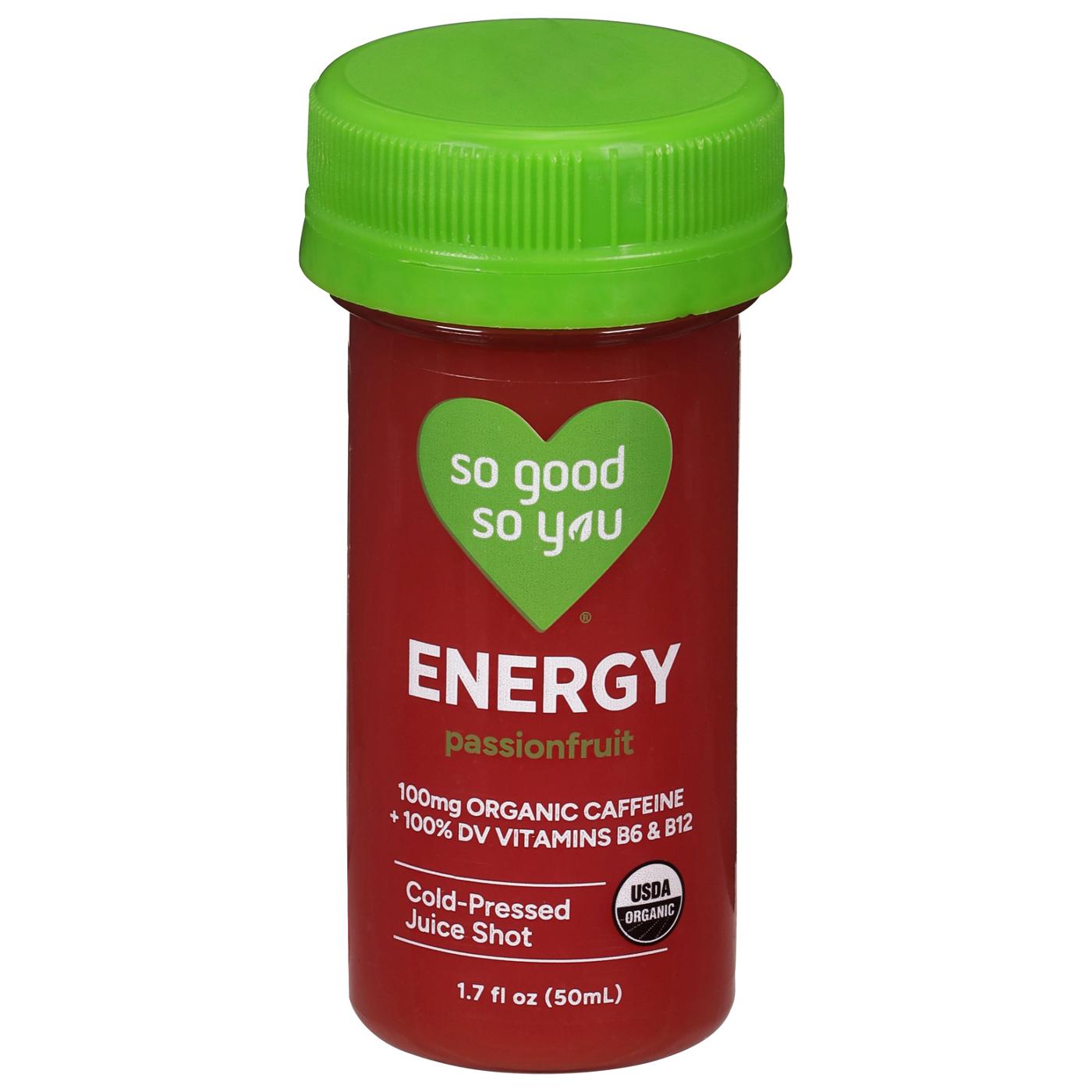 So Good So You Passionfruit Energy Juice Shot; image 1 of 4