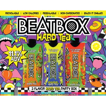 BeatBox Hard Tea Party Box 6 pk , 16.9 oz