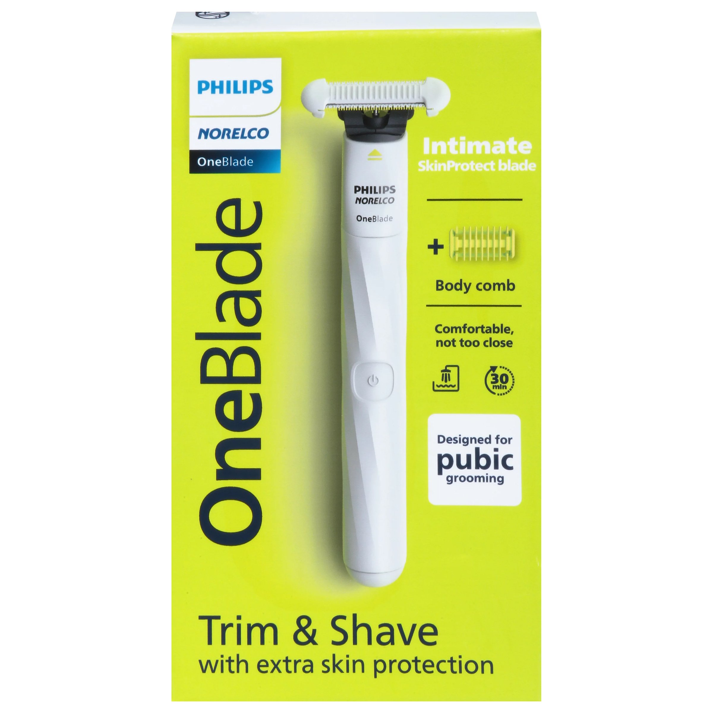 Philips Norelco OneBlade Intimate Trim & Shave - Shop Electric shavers ...