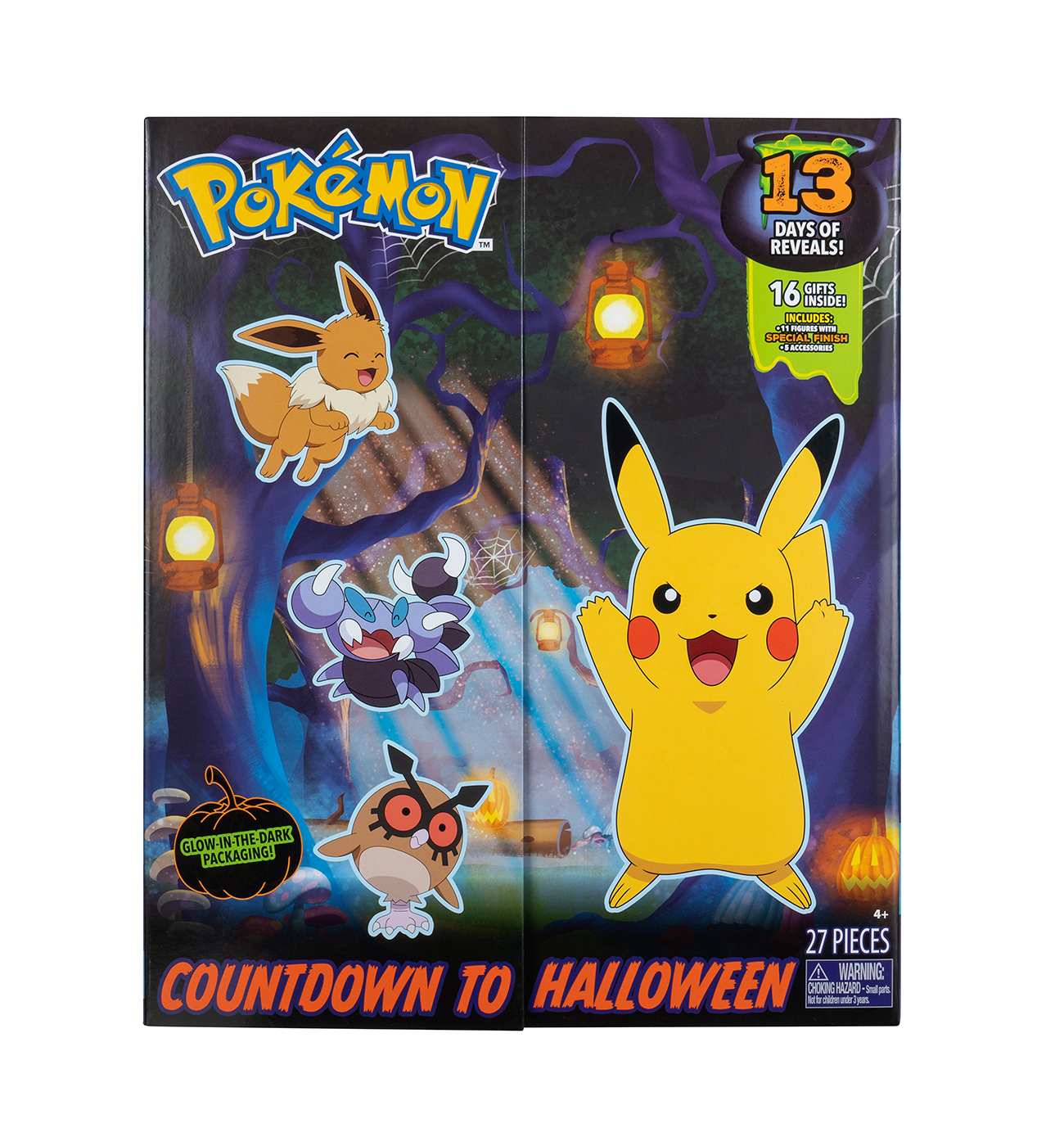 Pokémon Battle Figure Halloween Countdown Calendar; image 1 of 4