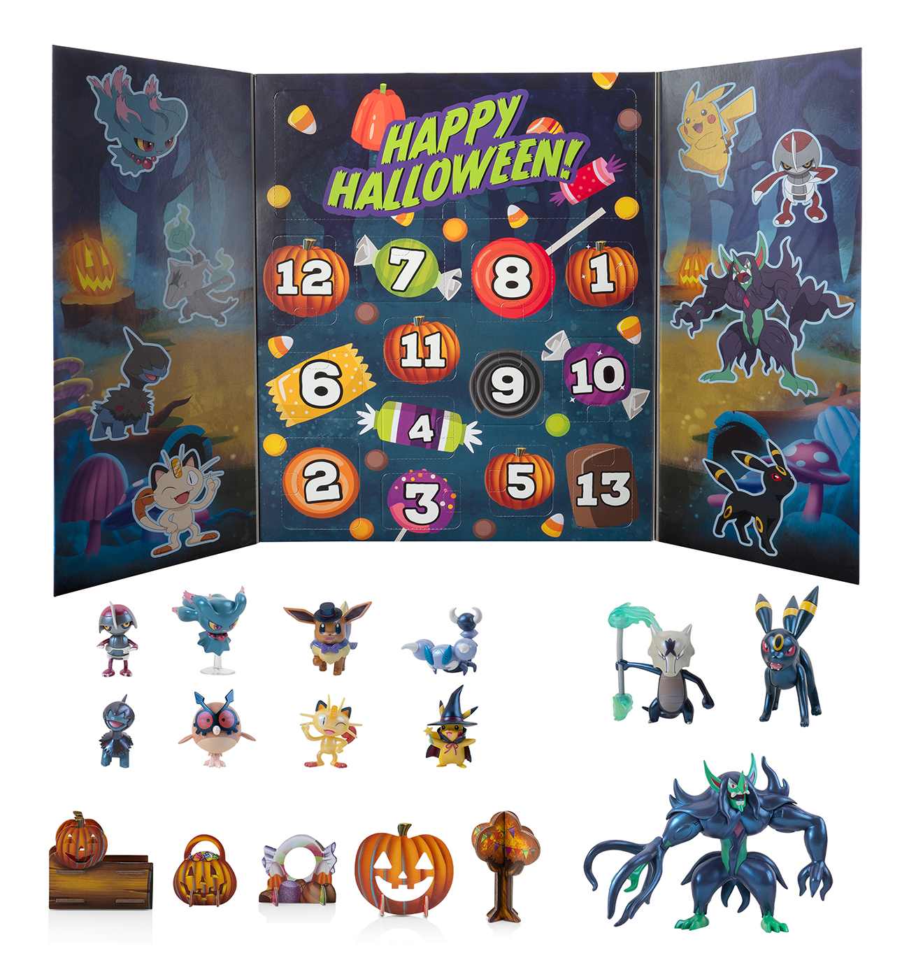 Pokémon Battle Figure Halloween Countdown Calendar; image 3 of 4