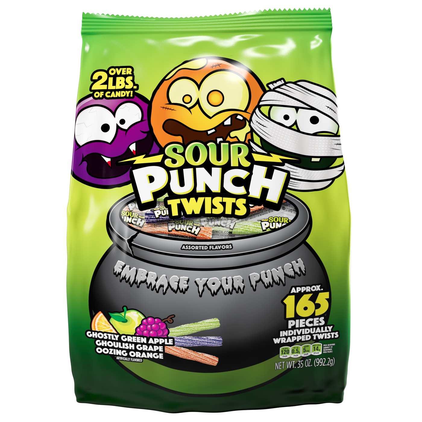 Sour Punch Twists Assorted Halloween Candy; image 1 of 2