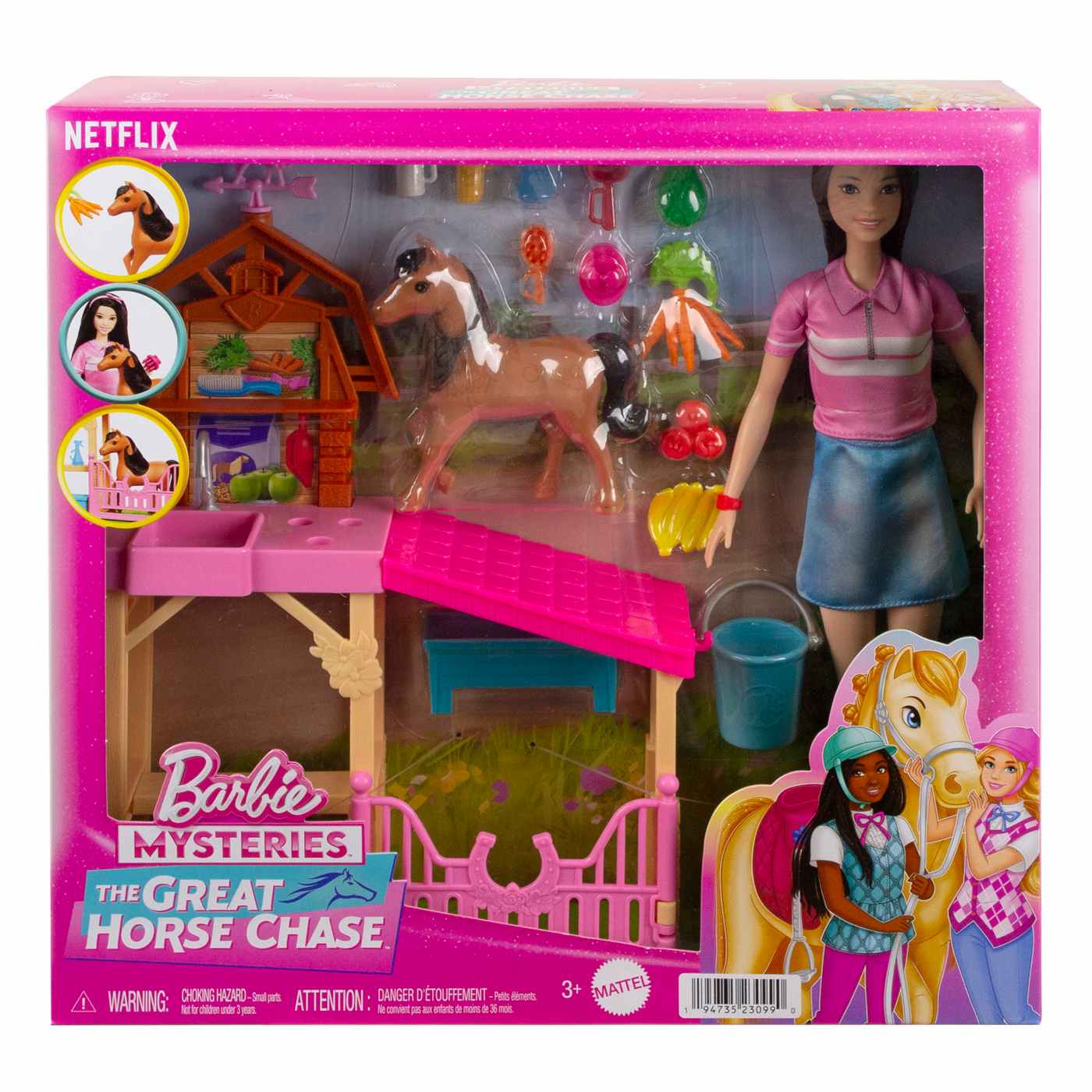 Barbie Mysteries: The Great Horse Chase Stable Playset; image 1 of 2