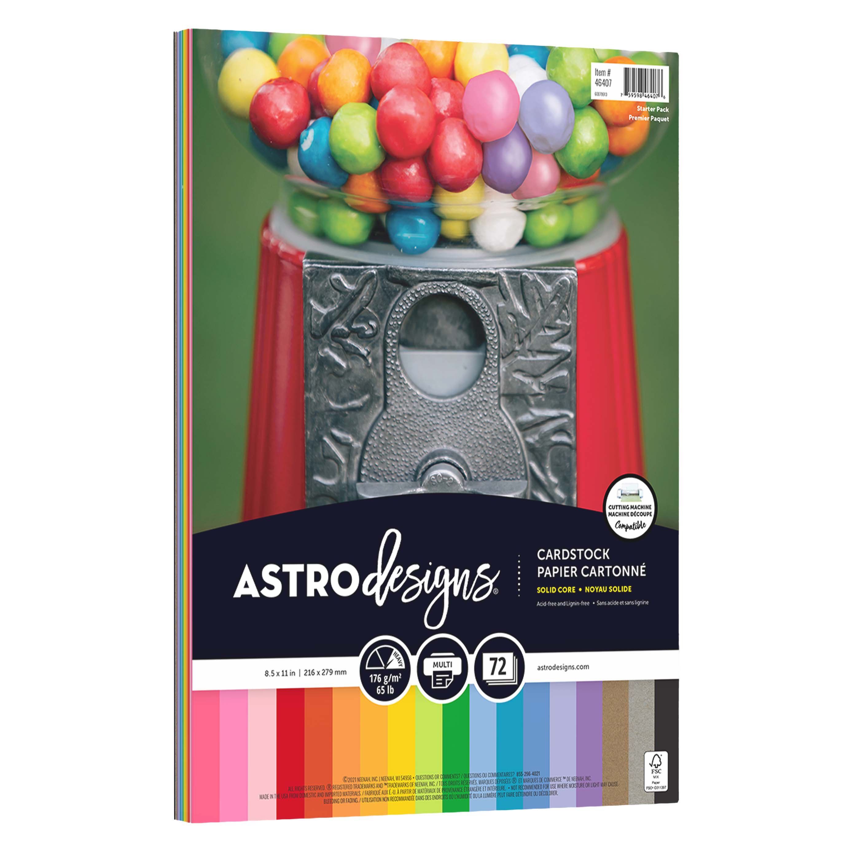 Astrodesigns Cardstock Paper Multi Color, 72 Ct Shop Copy paper at
