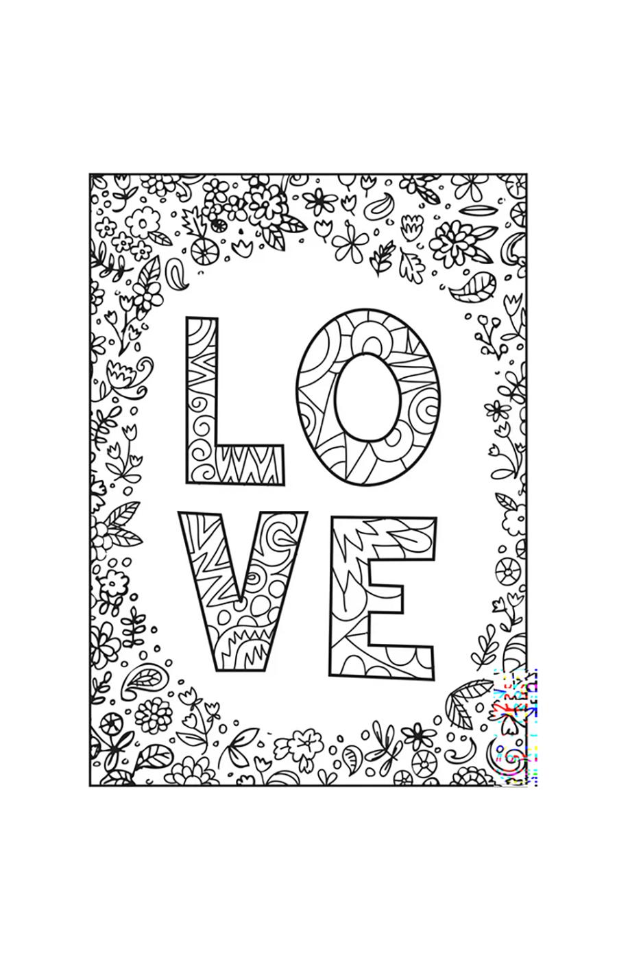 Cra-Z-Art Timeless Creations Words of Wonder Coloring Book; image 2 of 5