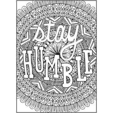 Cra-Z-Art Timeless Creations Words of Wonder Coloring Book