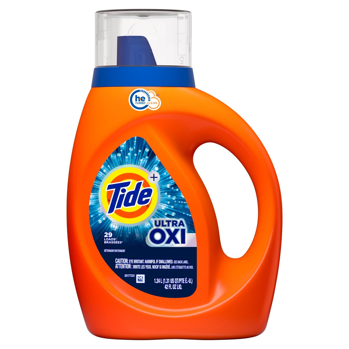 Tide + Ultra Oxi HE Turbo Clean Liquid Laundry Detergent, 29 Loads; image 1 of 5