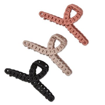 Scunci All Day Hold Chain Loop Claw Hair Clips