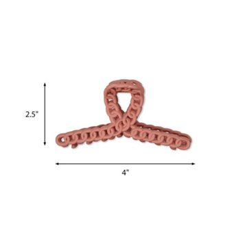 Scunci All Day Hold Chain Loop Claw Hair Clips