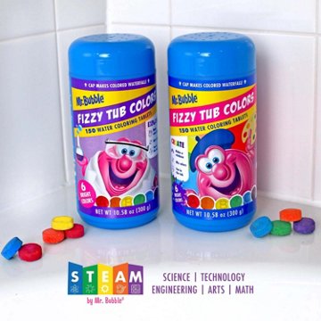 Mr. Bubble Fizzy Tub Colors