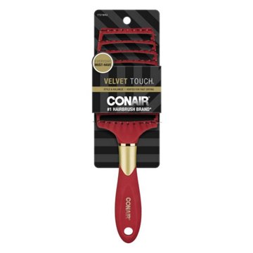 Conair Velvet Touch Extra Wide Concave Vent Hair Brush - Assorted