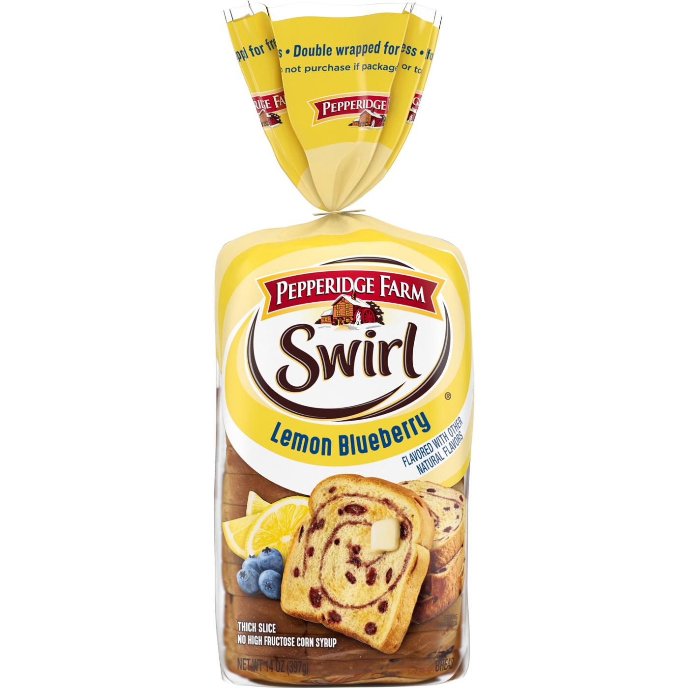 Pepperidge Farm Lemon Blueberry Swirl Thin Sliced Bread; image 1 of 4