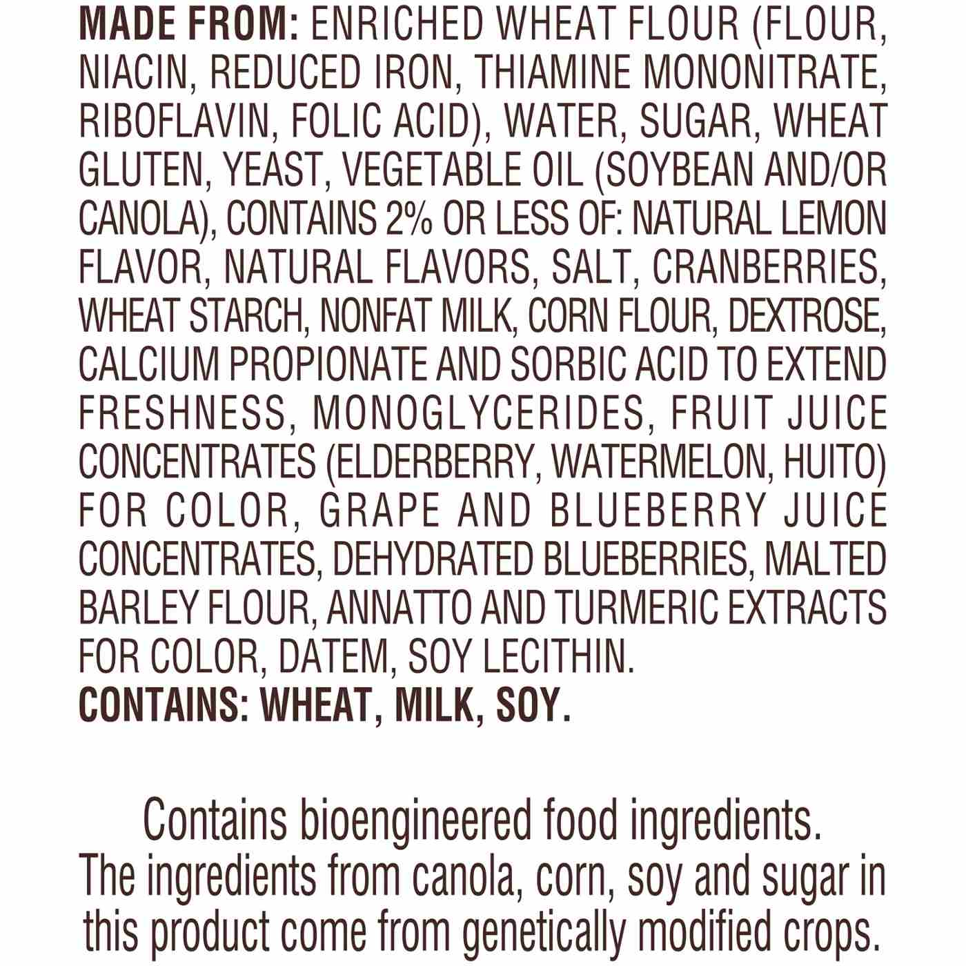Pepperidge Farm Lemon Blueberry Swirl Thin Sliced Bread; image 4 of 4