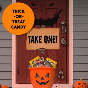 M&M'S, Snickers & Twix Assorted Milk Chocolate Trick or Treat Halloween Candy, 19.37 oz