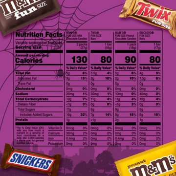 M&M'S, Snickers & Twix Assorted Milk Chocolate Trick or Treat Halloween Candy, 19.37 oz