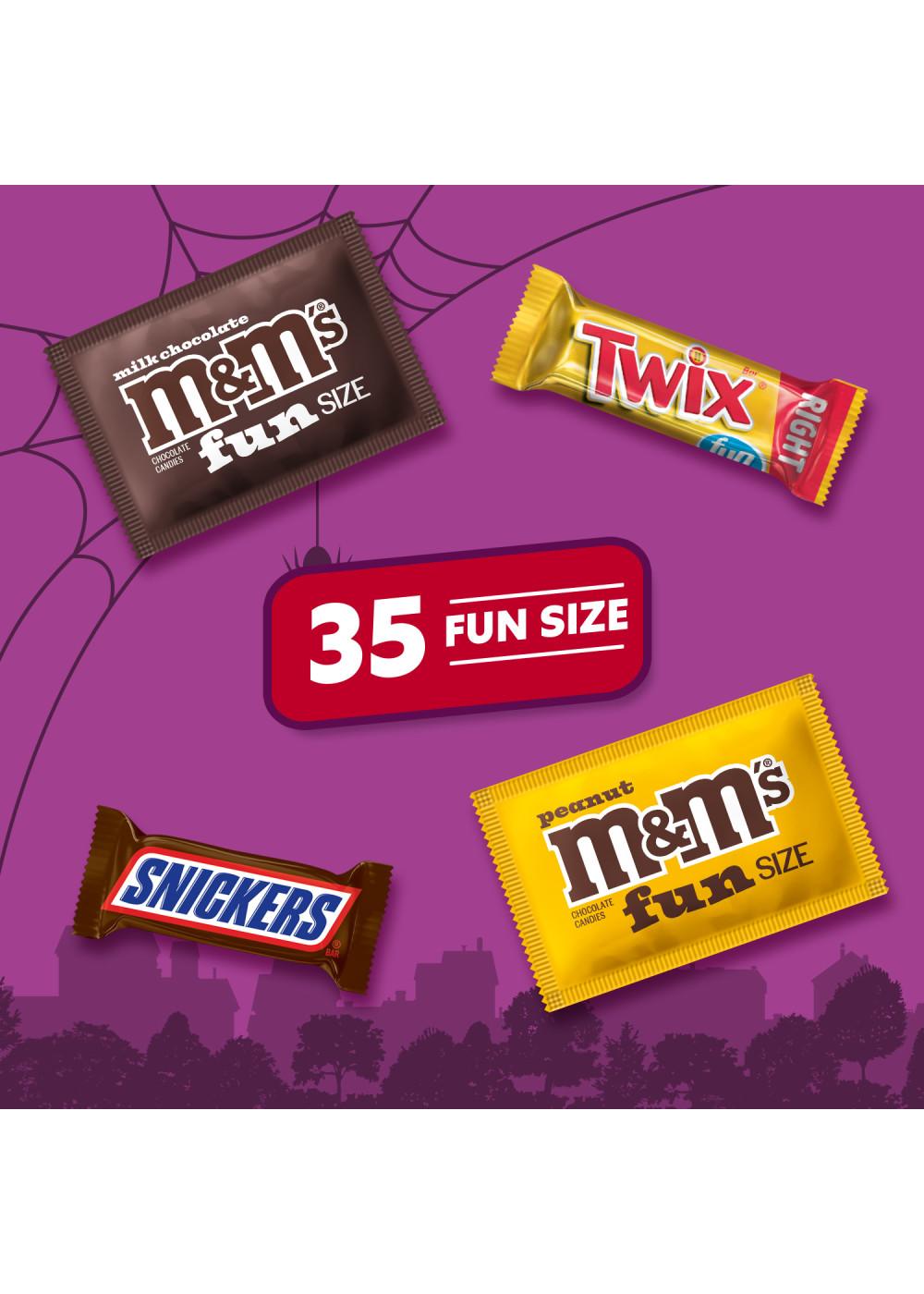 M&M'S, Snickers, & Twix Assorted Fun Size Halloween Candy; image 5 of 6