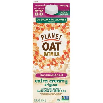 Planet Oat Extra Creamy Original Unsweetened Oat Milk
