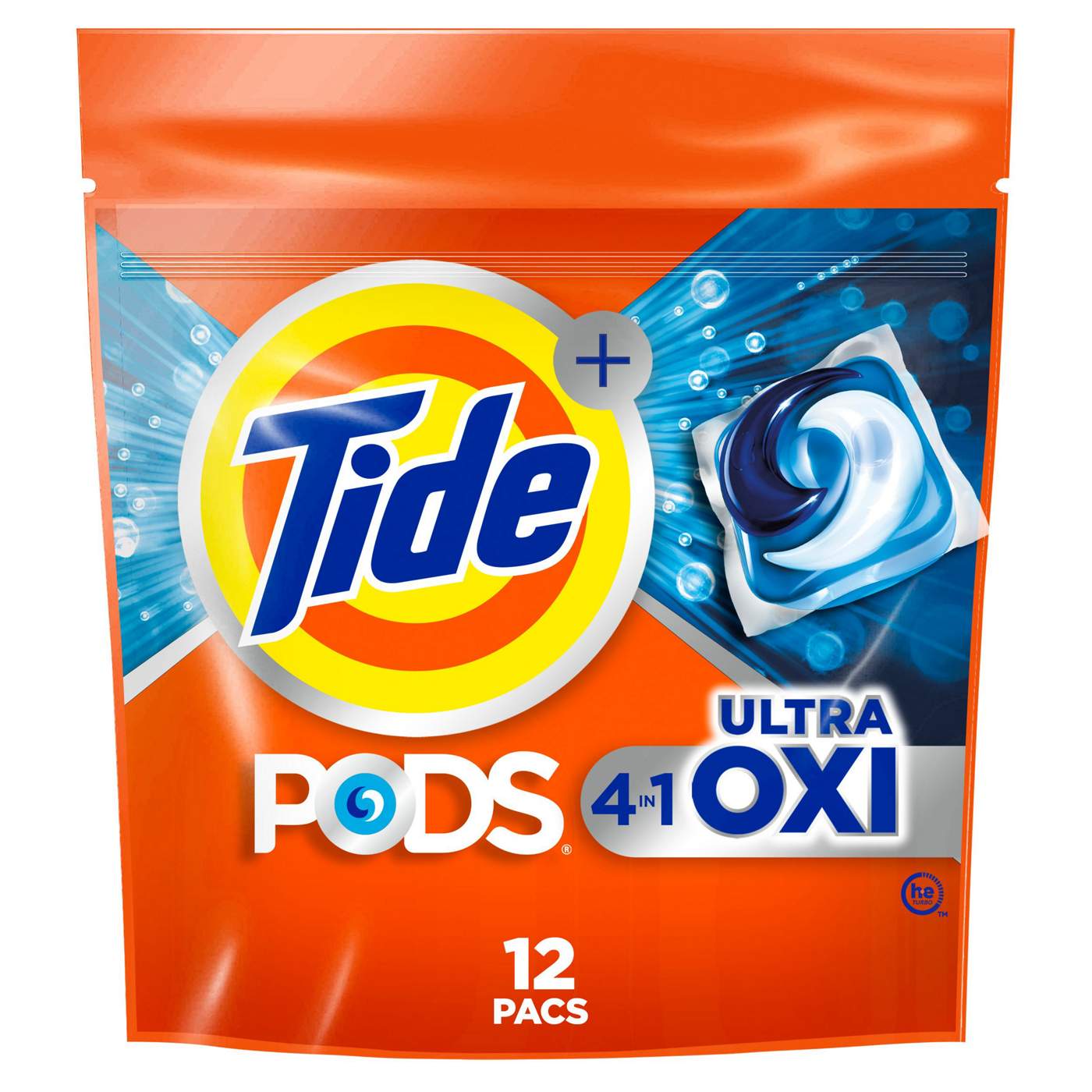 Tide Pods + Ultra Oxi HE Laundry Detergent; image 1 of 5