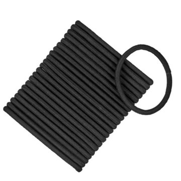 Scunci Tight Hold No Damage Extra Thick Elastics - Black