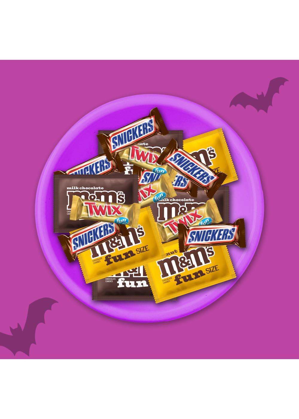 M&M'S, Snickers, & Twix Assorted Fun Size Halloween Candy; image 2 of 7