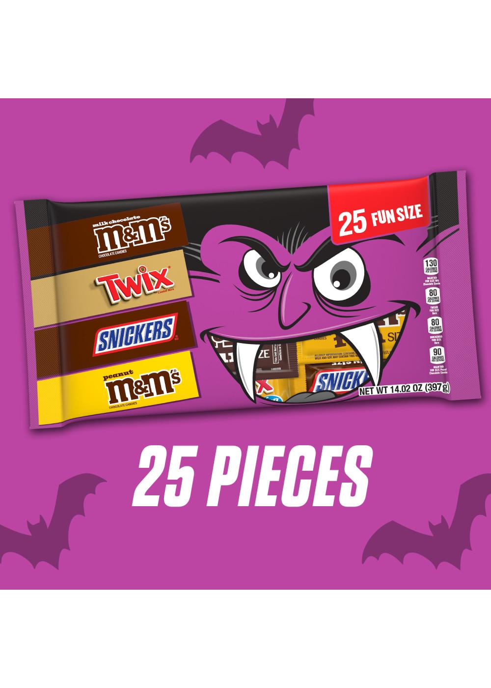 M&M'S, Snickers, & Twix Assorted Fun Size Halloween Candy; image 6 of 7