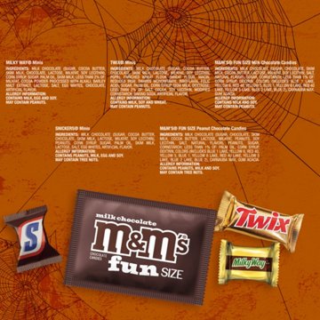 M&M's, Milky Way, Snickers & Twix Assorted Milk Chocolate Halloween Candy