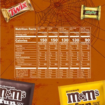 M&M's, Milky Way, Snickers & Twix Assorted Milk Chocolate Halloween Candy