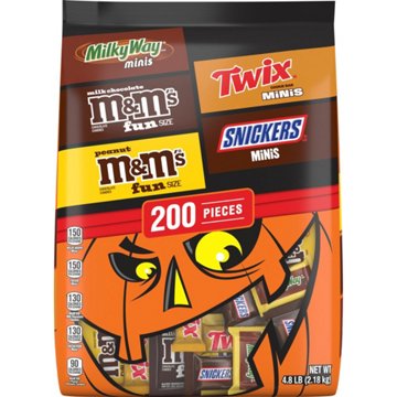 M&M's, Milky Way, Snickers & Twix Assorted Milk Chocolate Halloween Candy