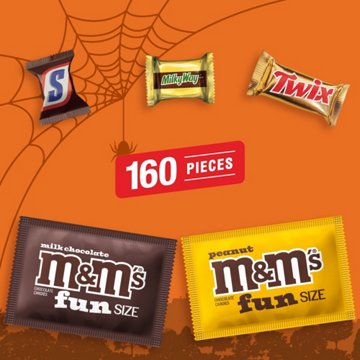 M&M'S, Snickers, Twix & Milky Way Assorted Trick or Treat Halloween Candy