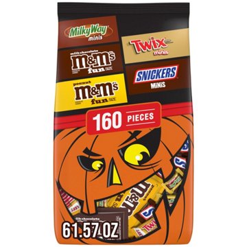 M&M'S, Snickers, Twix & Milky Way Assorted Trick or Treat Halloween Candy