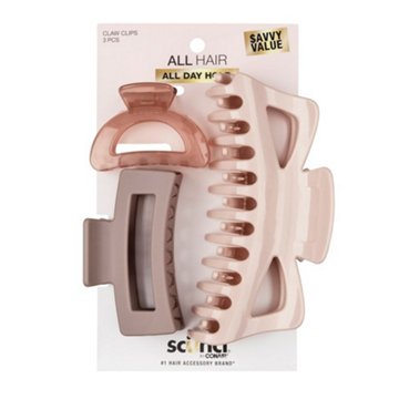 Scunci Hair Claw Clips - Mixed