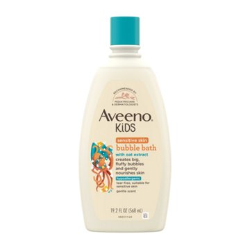 Aveeno Kids Sensitive Skin Bubble Bath, 19.2 oz
