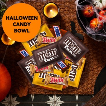 M&M'S, Snickers & Twix Assorted Fun Size Halloween Candy