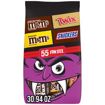 M&M'S, Snickers & Twix Assorted Fun Size Halloween Candy