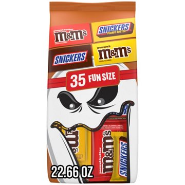 M&M'S & Snickers Assorted Fun Size Halloween Candy